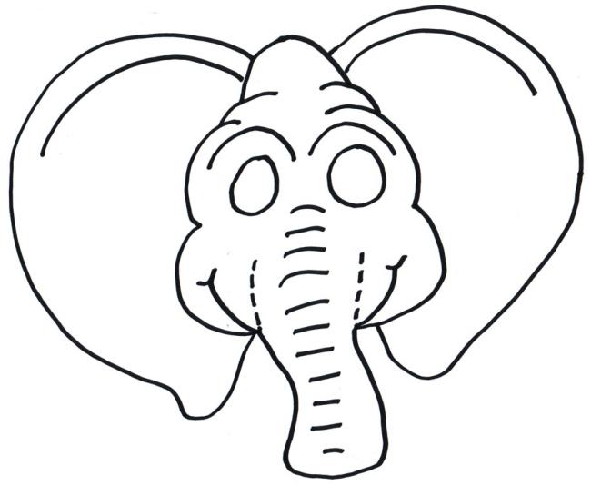 Collection of the most beautiful elephant coloring pictures