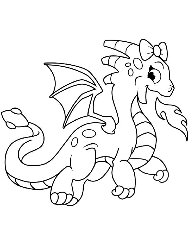 Collection of the most beautiful dragon coloring pictures