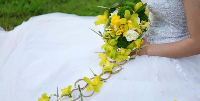 Photos de beaux bouquets de mariage roses 