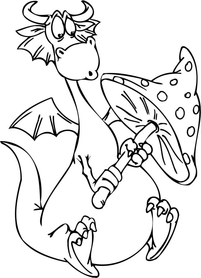 Collection of the most beautiful dragon coloring pictures