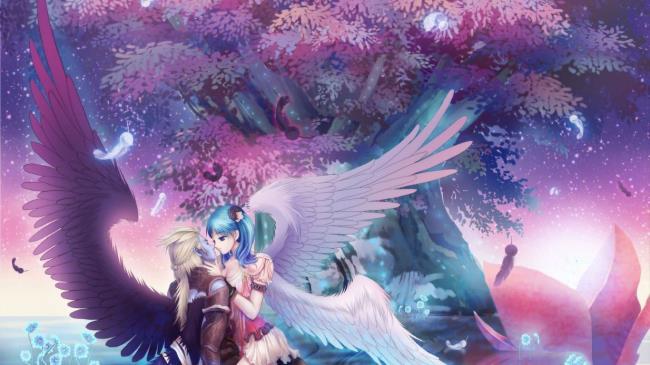 Verzameling van de mooiste Anime Angel-achtergronden