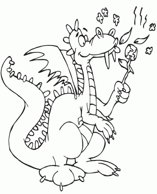 Collection of the most beautiful dragon coloring pictures