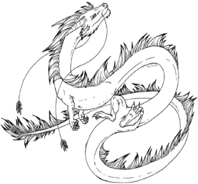 Collection of the most beautiful dragon coloring pictures