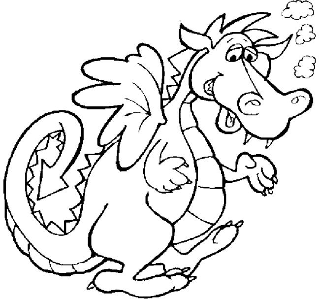 Collection of the most beautiful dragon coloring pictures