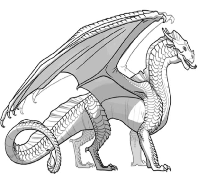 Collection of the most beautiful dragon coloring pictures