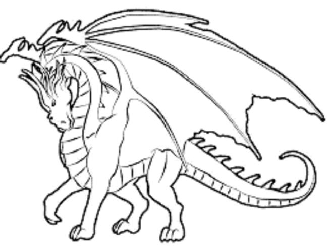 Collection of the most beautiful dragon coloring pictures