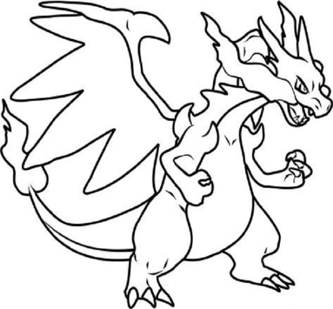 Collection of the most beautiful dragon coloring pictures