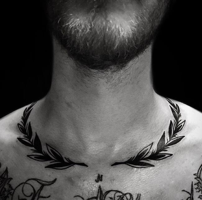 50 अद्वितीय और अद्वितीय पुरुषों की गर्दन टैटू डिजाइन का सुझाव