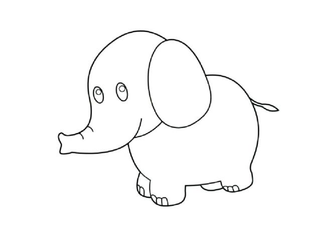 Collection of the most beautiful elephant coloring pictures