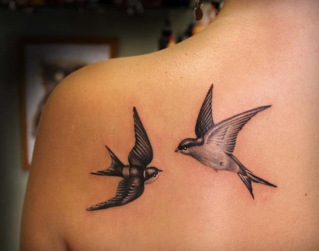 Recommander plus de 50 plus beaux motifs de tatouage d'hirondelle