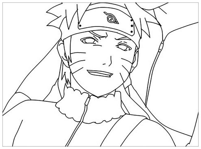 Koleksi halaman mewarnai Naruto yang paling indah