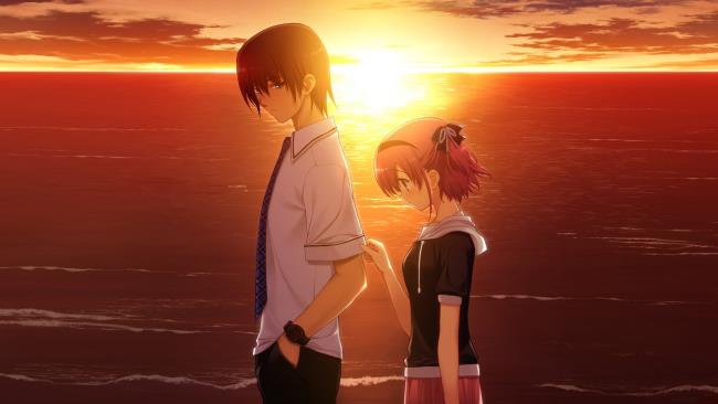 Penyusunan Gambar Anime Mengenai Cinta Sedih Kesepian Putus Cinta