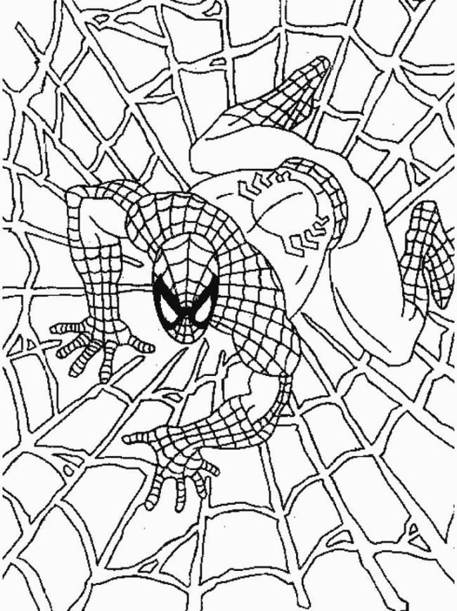 Ringkasan gambar indah dicat spiderman