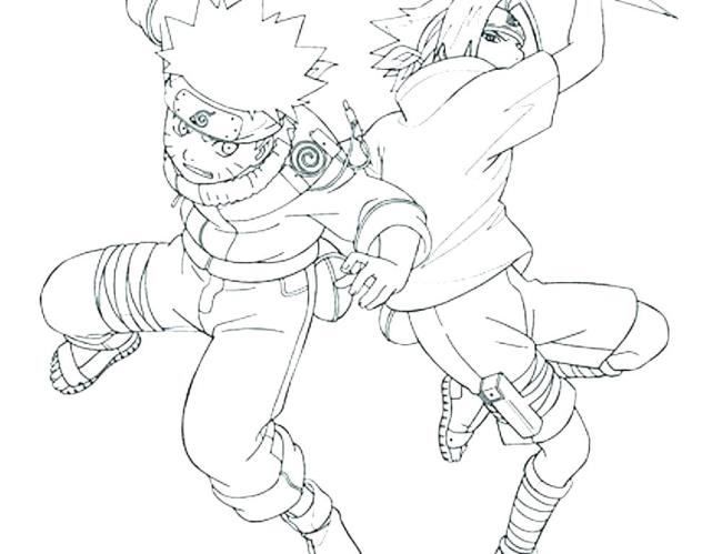 Collection of the most beautiful Naruto coloring pages