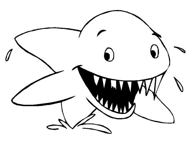 Collection of beautiful shark coloring pictures