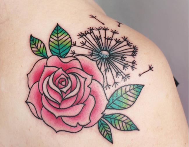 Coleção dos mais belos padrões de tatuagem de flores-leão