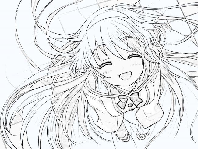 Collection of the best anime coloring pictures