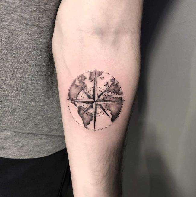Ringkasan corak tatu kompas yang bermakna