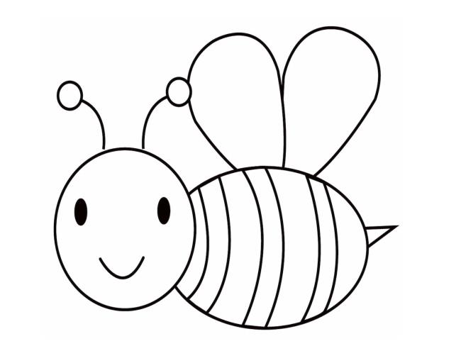 Collection of simple coloring pictures for 2-year-old babies