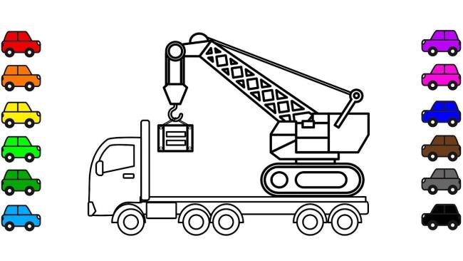 Краткая информация о самых красивых раскрасках краны для детей