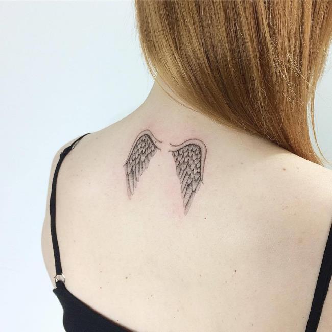 Collection de modèles de tatouage d'ailes d'ange extrêmement chauds