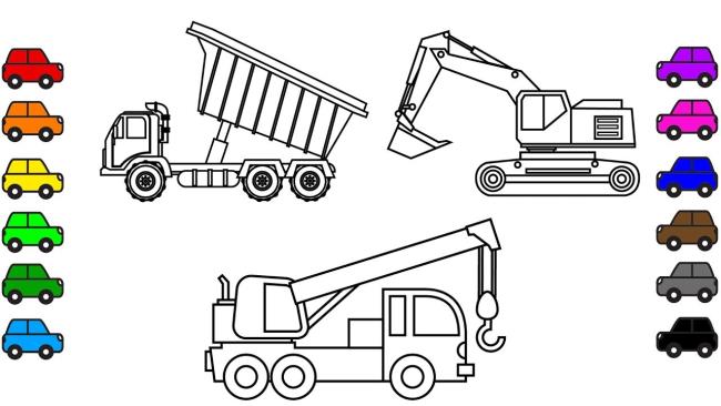 Краткая информация о самых красивых раскрасках краны для детей