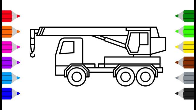 Resumen de las grúas para colorear de pintura más bellas para niños