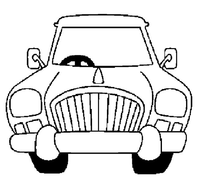 Résumé des images de coloriage de voiture pour les bébés