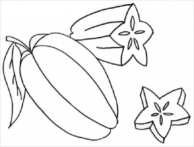 Collection of simple coloring pictures for 2-year-old babies