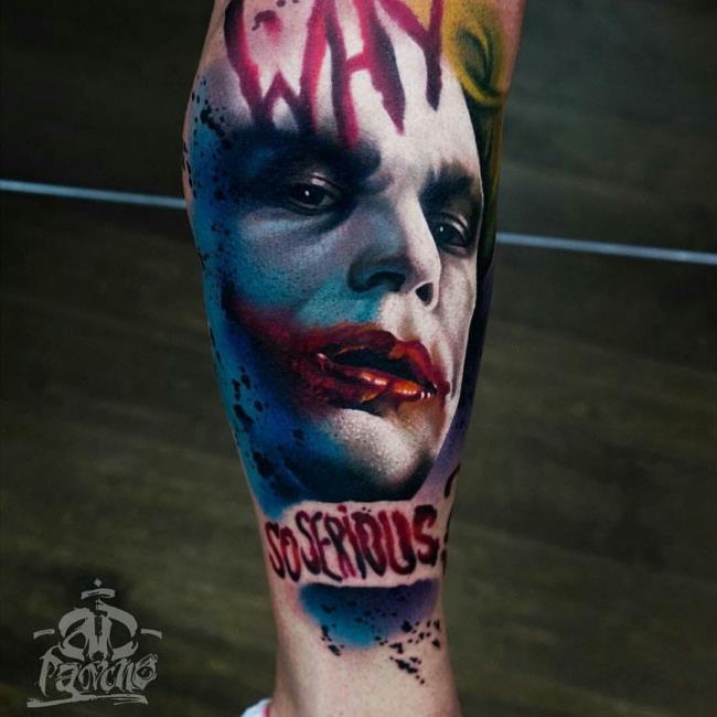Collezione di modelli di tatuaggi Joker pieni di mistero ed estremamente attraenti