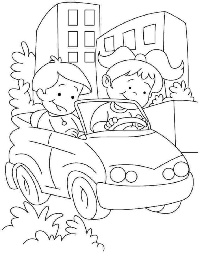 ملخص صور تلوين السيارات للأطفال