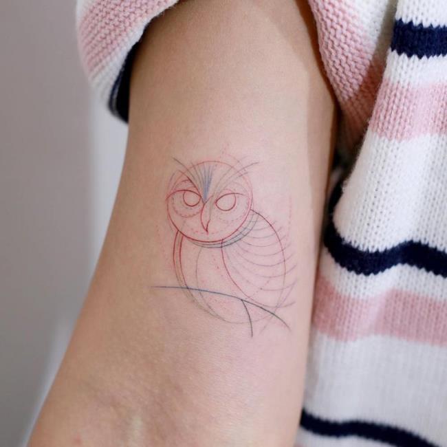 Collection de motifs de tatouage de hibou hibou extrêmement uniques