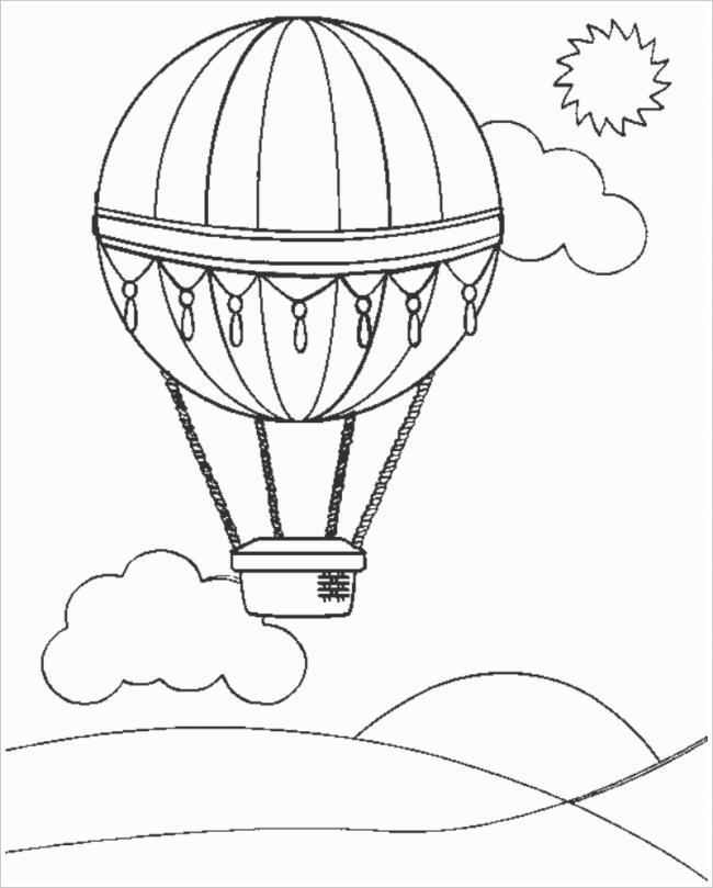 Collection of the most beautiful coloring pictures of baby balloons