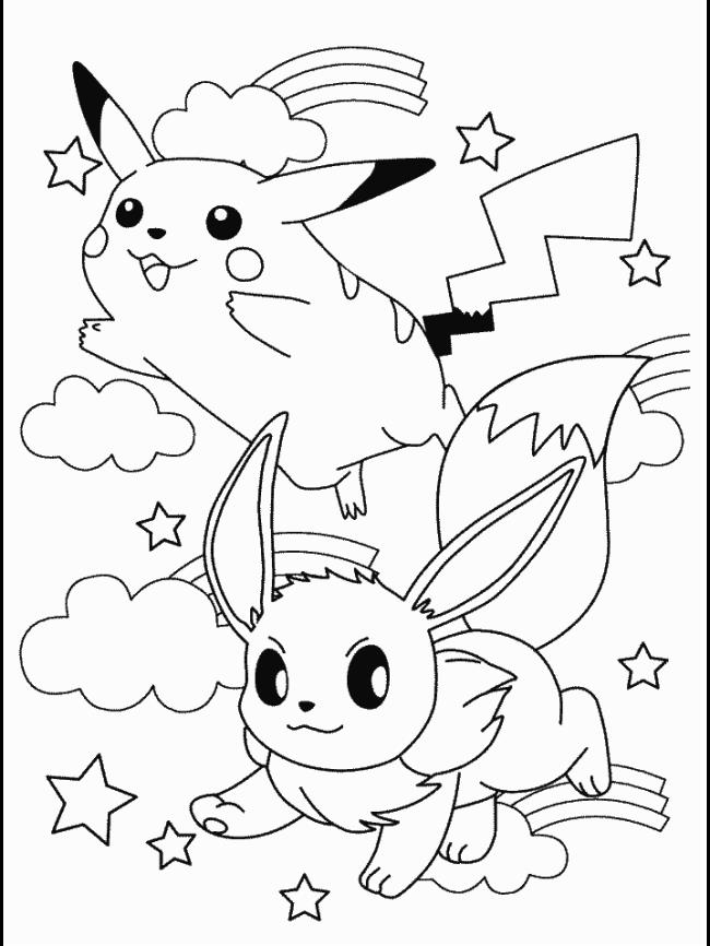 Koleksi mewarnai gambar pokemon paling indah