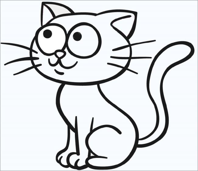 Collection of the most beautiful cat coloring pictures