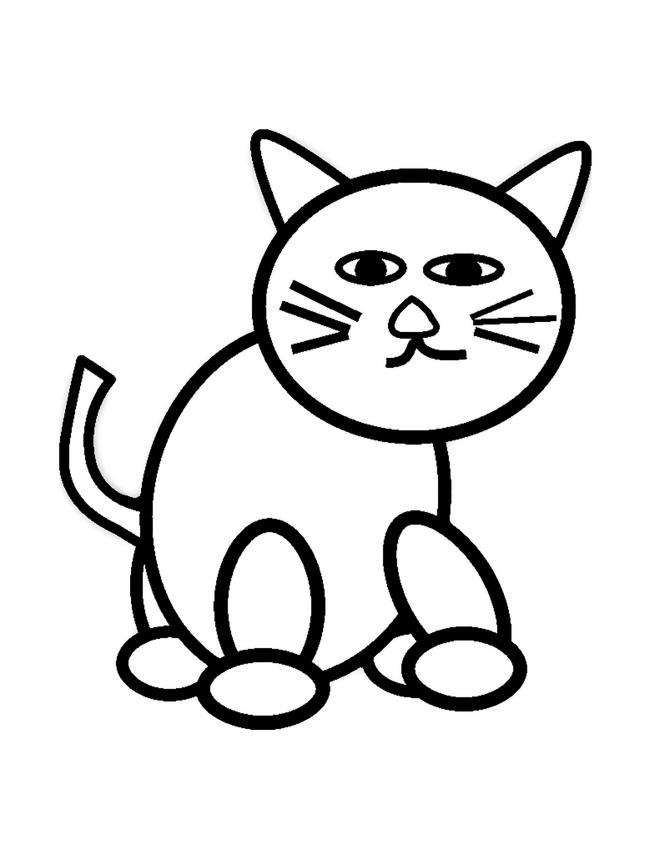 Collection of the most beautiful cat coloring pictures