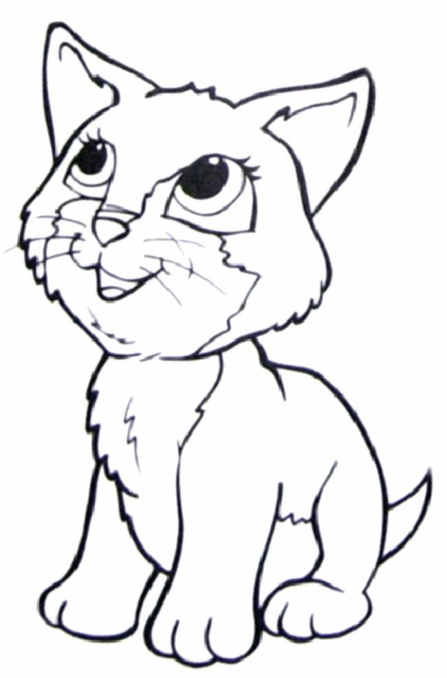 Collection of the most beautiful cat coloring pictures