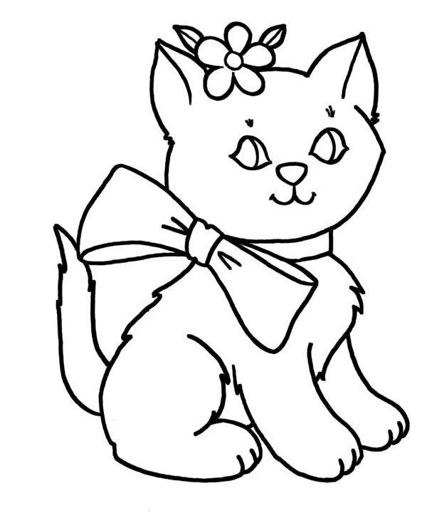 Collection of the most beautiful cat coloring pictures
