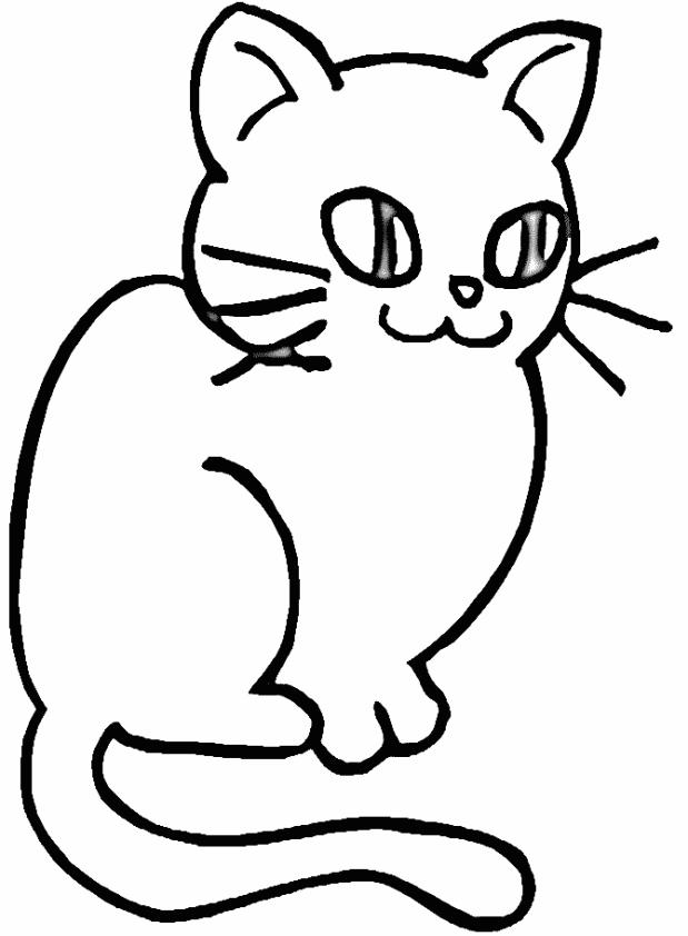 Collection of the most beautiful cat coloring pictures