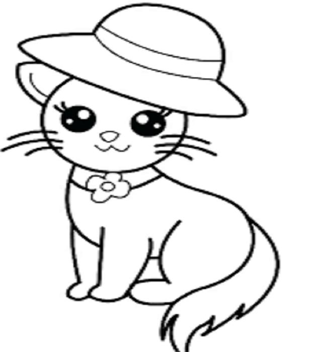 Collection of the most beautiful cat coloring pictures