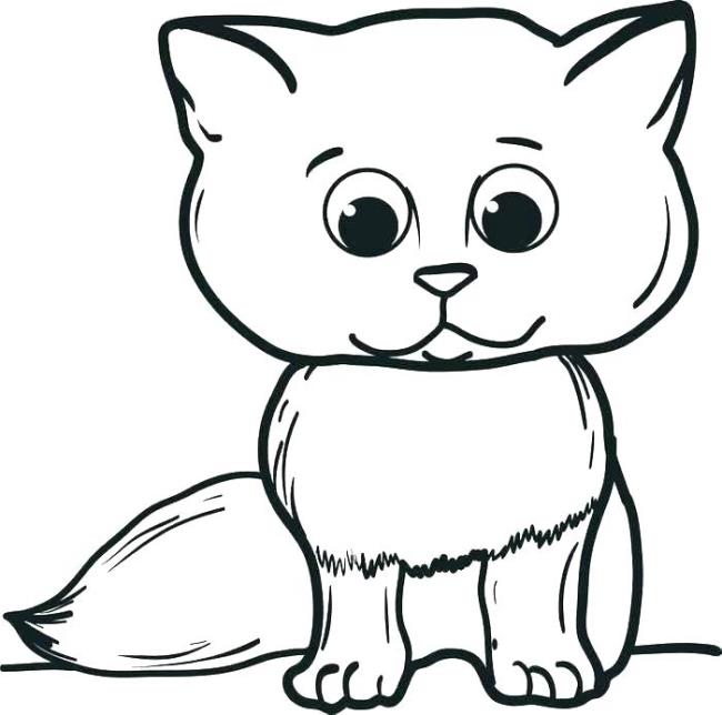 Collection of the most beautiful cat coloring pictures