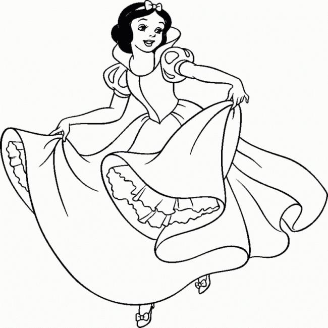 Resumo da imagem pintada princesa branca de neve