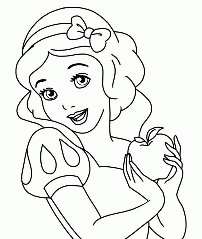 Resumo da imagem pintada princesa branca de neve