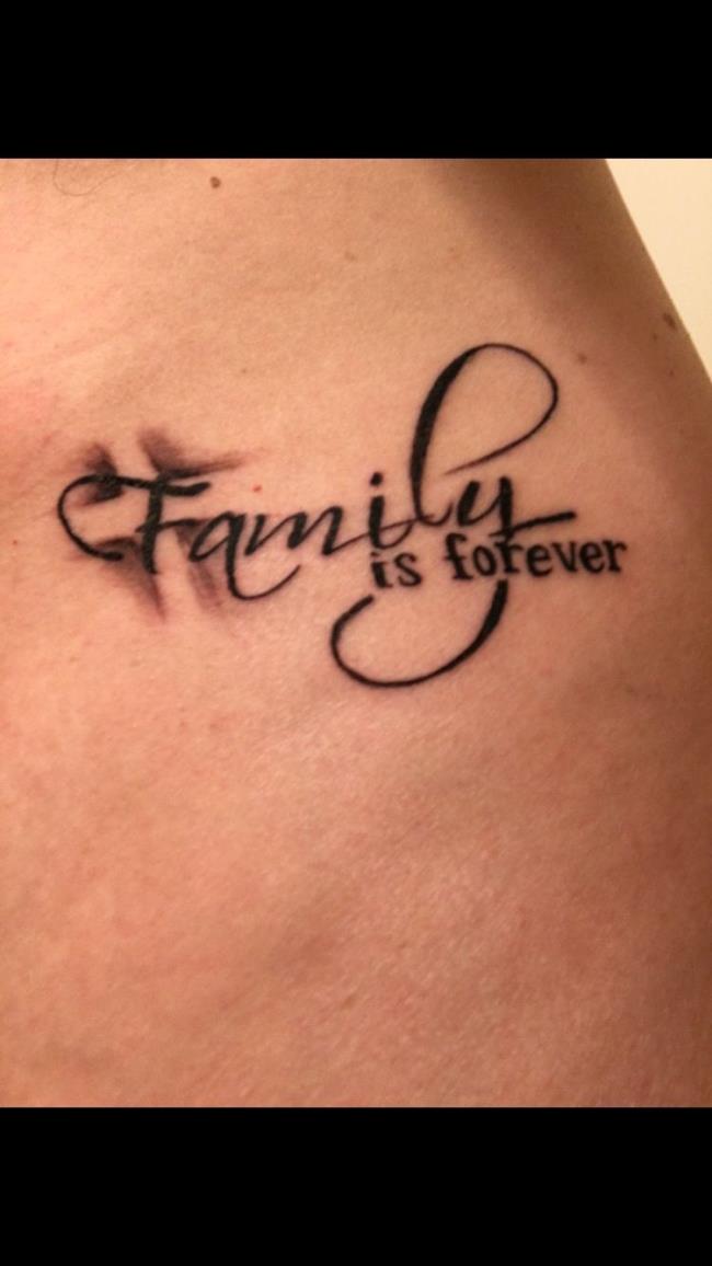 Koleksi tatu Keluarga, Keluarga selamanya sangat bermakna