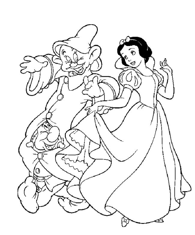 Resumo da imagem pintada princesa branca de neve