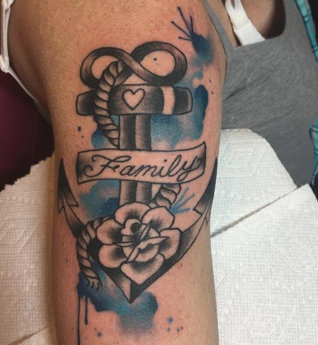 Sammlung von Familien-Tattoos, Familie ist für immer besonders bedeutungsvoll