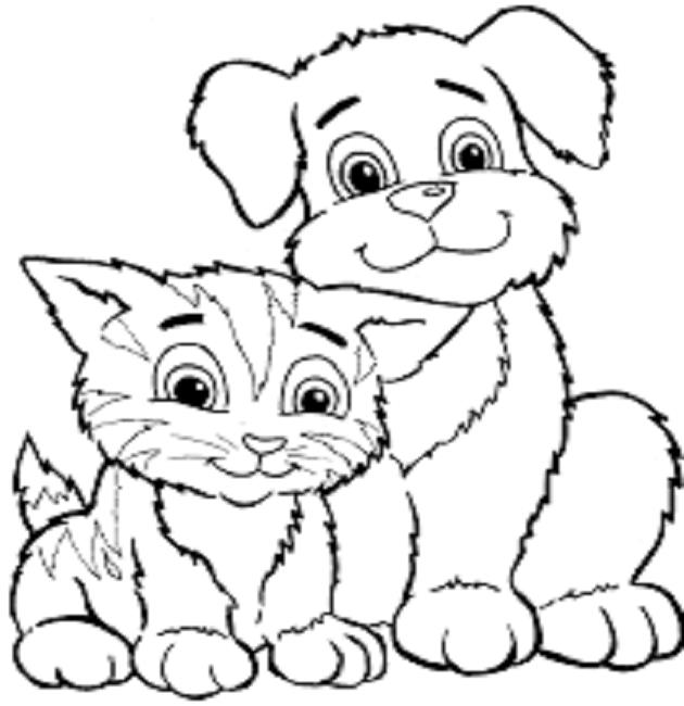 Collection of the most beautiful cat coloring pictures