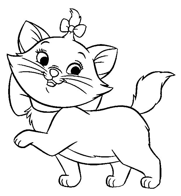 Collection of the most beautiful cat coloring pictures