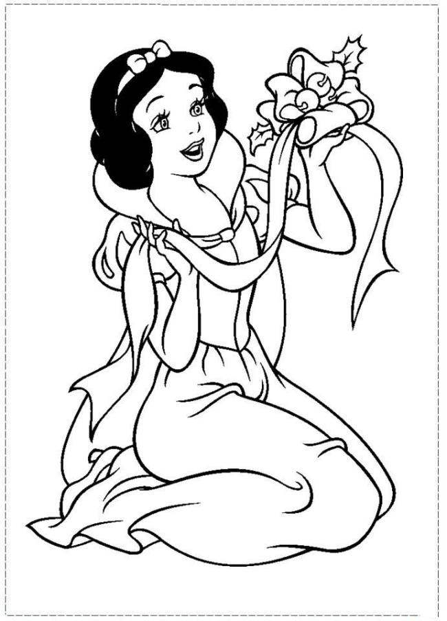 Summary of the picture painted princess snow white