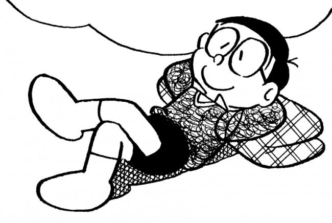 Colecție de cele mai frumoase imagini de colorat Nobita